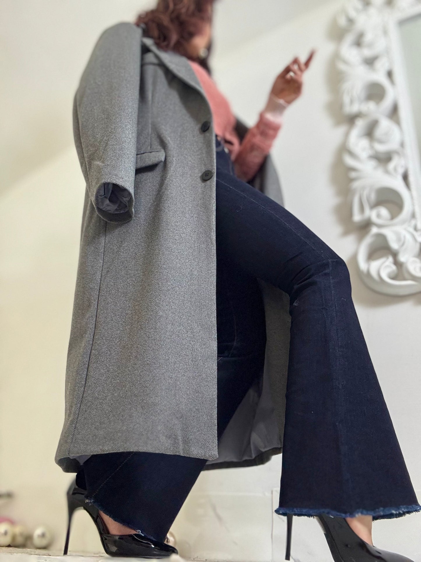 Coat Grey Spiga