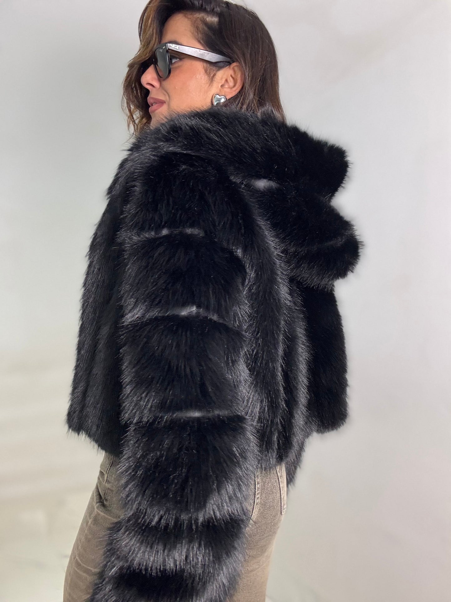 MAXI FUR BLACK