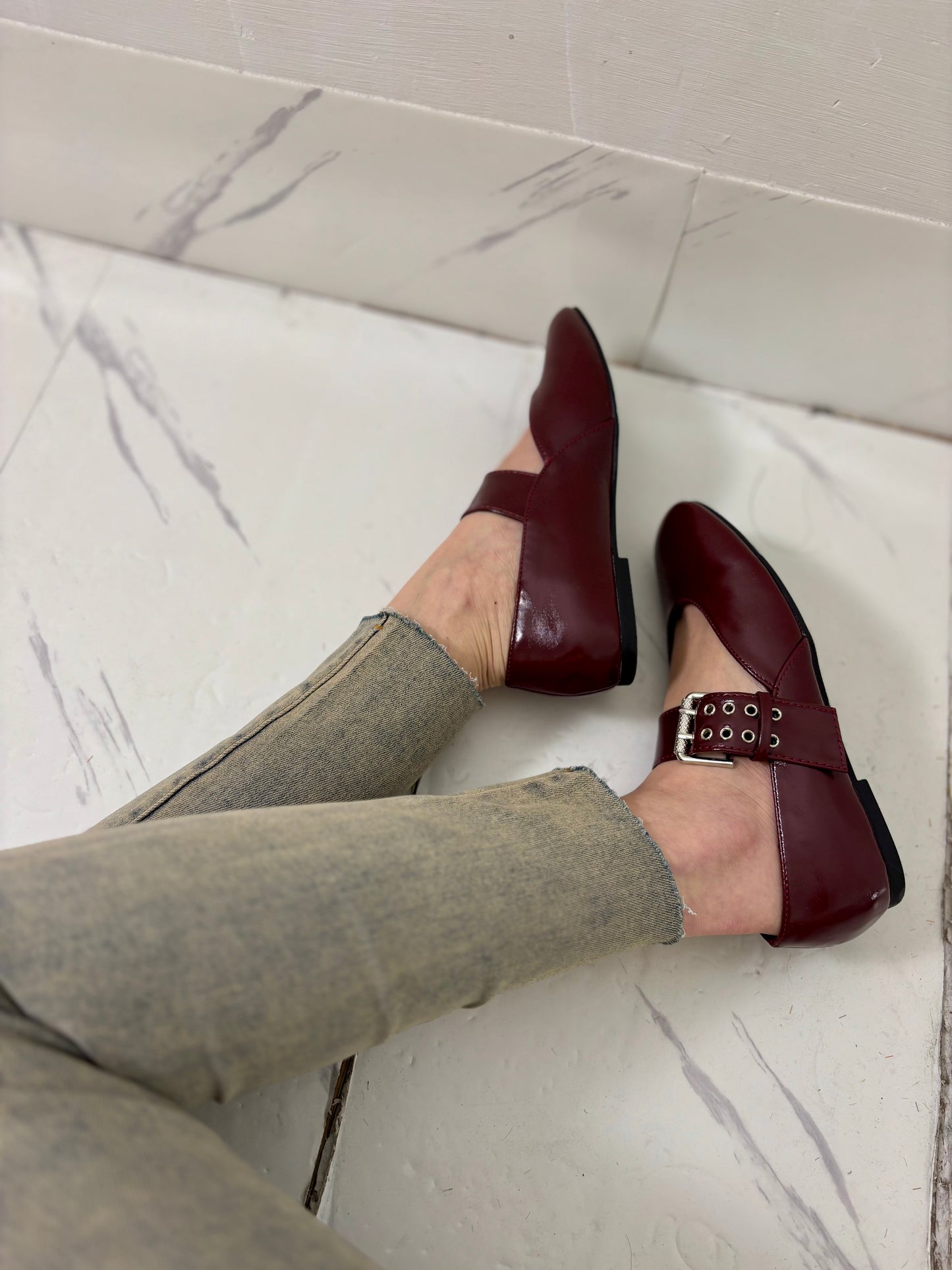 Ballerine bordeaux